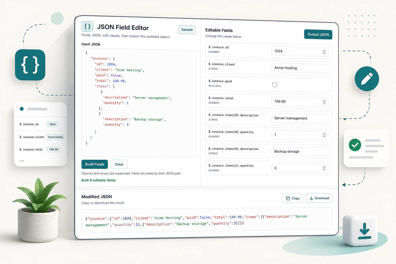 Json Data Editor